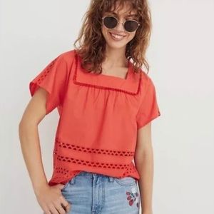 Madewell Angelica Eyelet Top